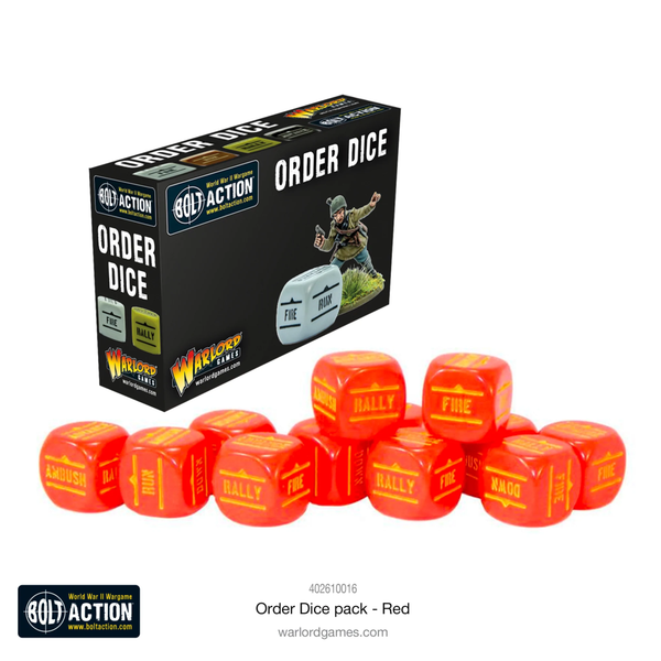 Bolt Action: Order Dice Red