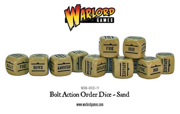 Bolt Action: Order Dice Sand