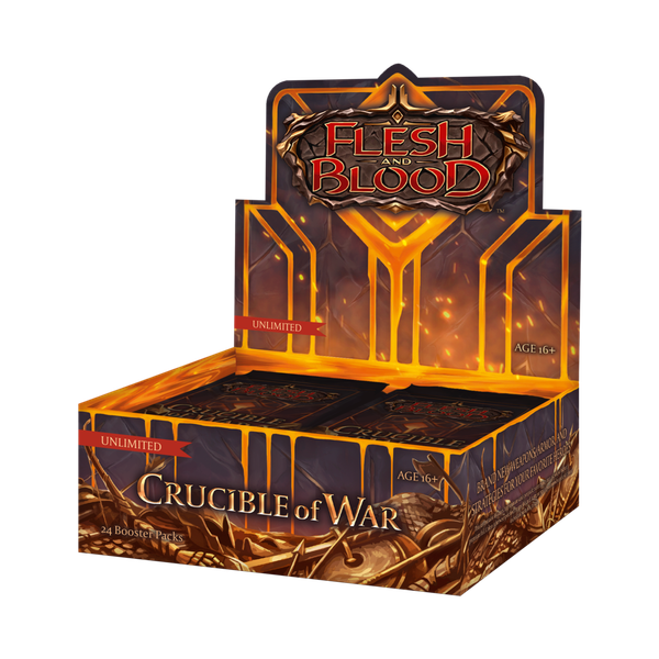 Flesh & Blood: Crucible of War Unlimted Booster Display