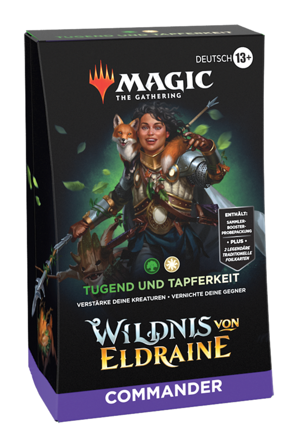 Magic the Gathering: Wildnis von Eldraine - Commander Deck - Tugend und Tapferkeit